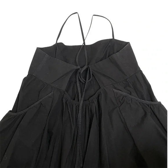 Urban Outfitters black mini babydoll dress with pockets - Picture 4 of 7